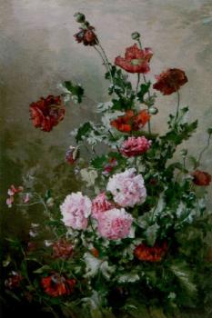 阿爾弗雷德 勒諾丹 Still life of flowers 阿爾弗雷德 勒諾丹 Still life of flowers